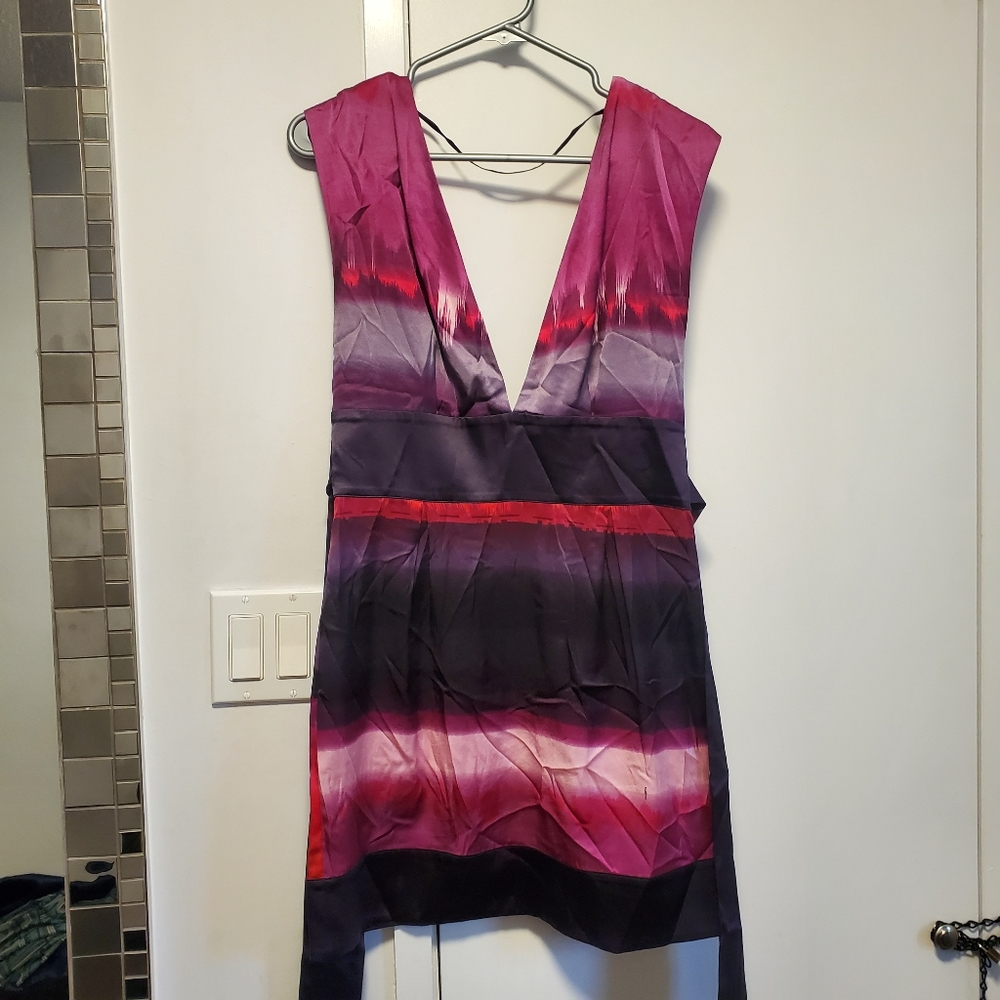 Bebe satin dress